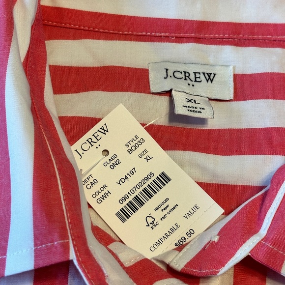 J Crew Button Down Collared Tank Top - Picture 2 of 3